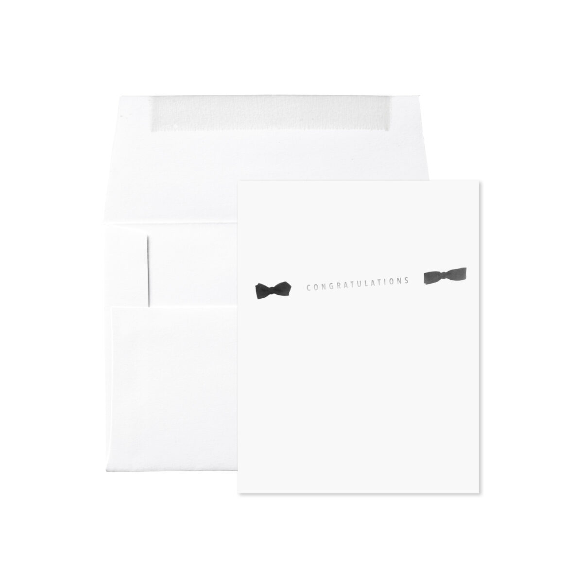 BOWTIES CONGRATULATIONS FOIL STAMPED CARD
