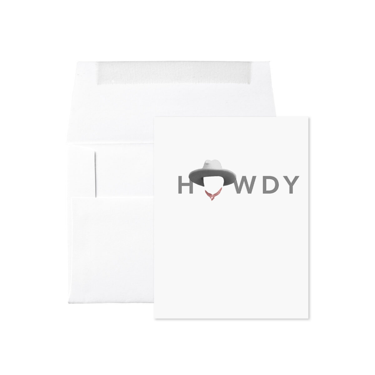 COWBOY HAT HOWDY CARD