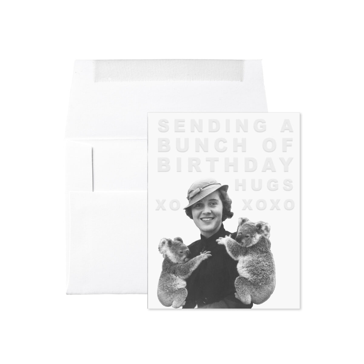 KUALAS SENDING YOU A BUNCH OF BIRTHDAY HUGS CARD