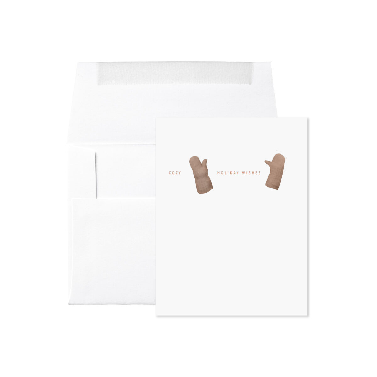 MITTENS COZY HOLIDAY WISHES CARD