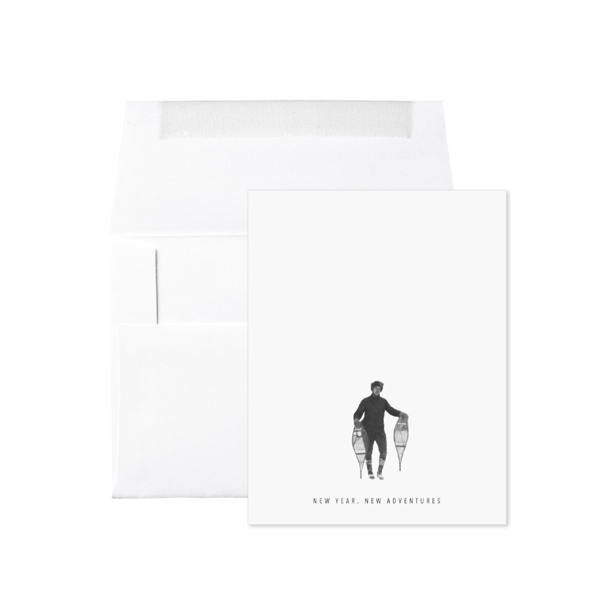 SNOWSHOER NEW YEAR, NEW ADVENTURES CARD