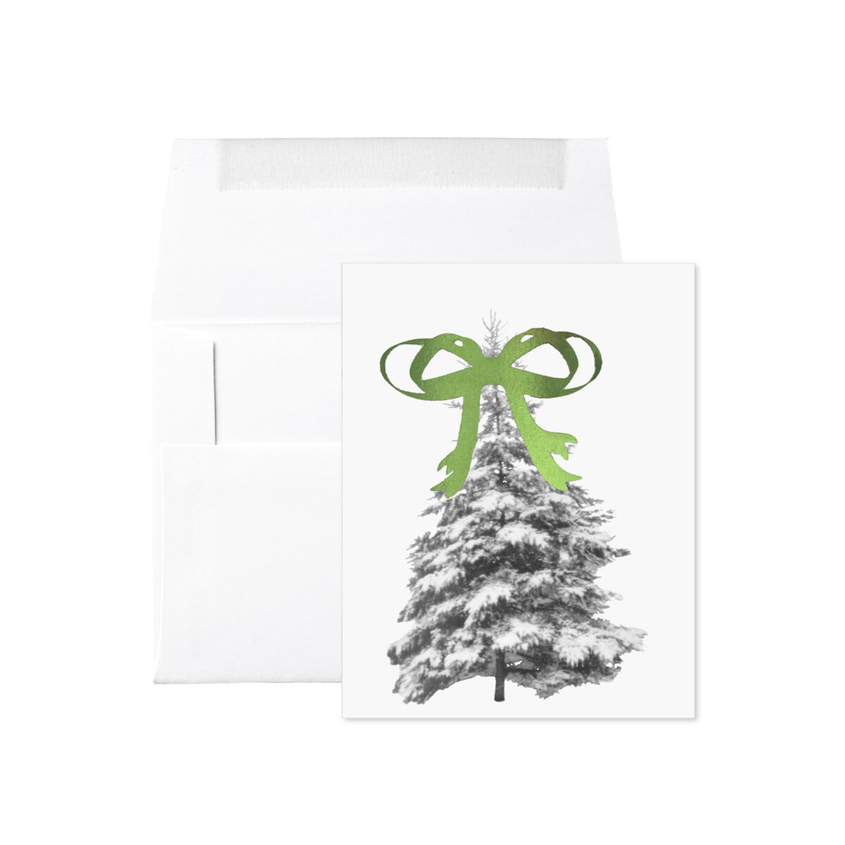 TREE FOIL STAMPED CARD