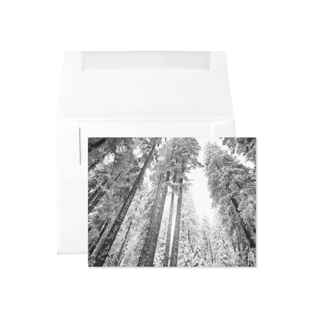 HOLIDAY PNW FOIL STAMPED NEW YEAR GREETINGS CARD